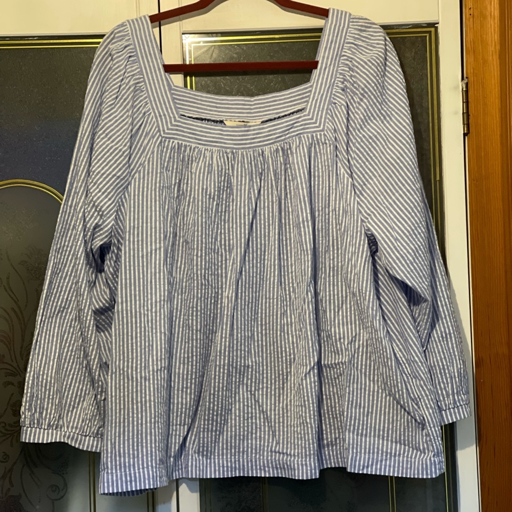 Cute seersucker top